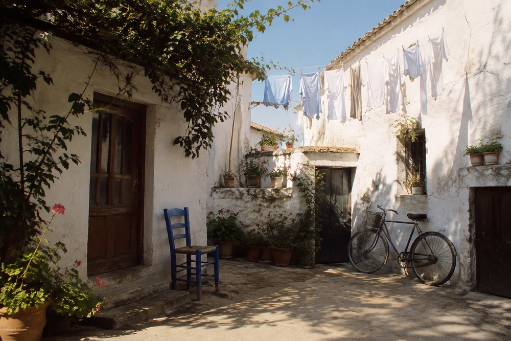 El patio de casa